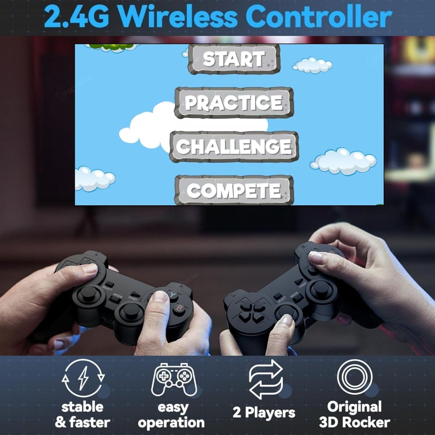 2.4g wireless controller gamepad